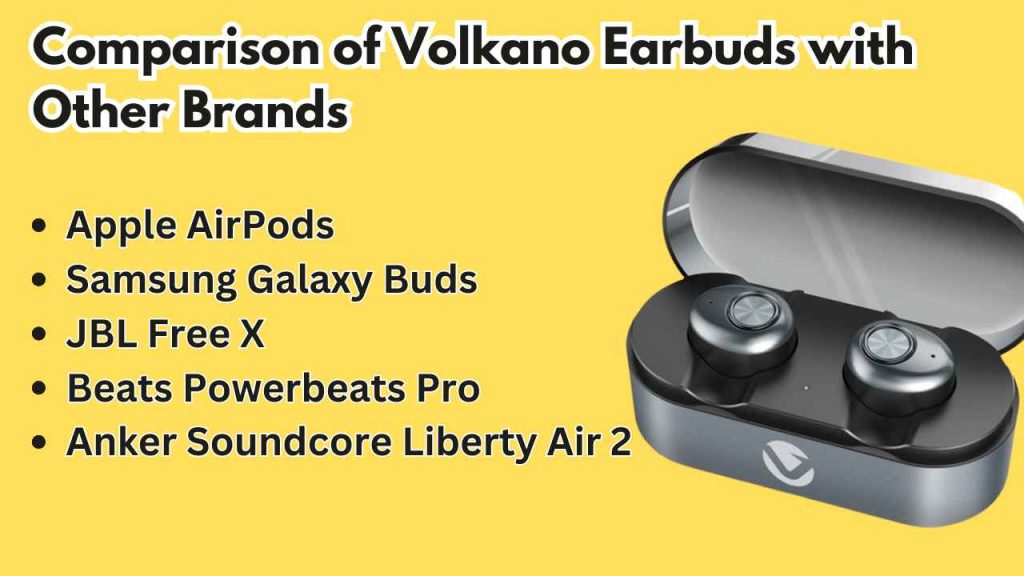 Comparison of volkano with Other Brands